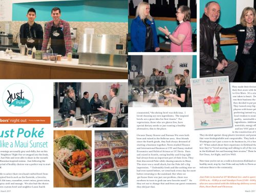Just Poké: Just like a Maui Sunset — Kirkland Living Magazine, March 2017